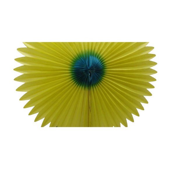 Honeycomb Paper Flowers Set of 3 Colors 12 Inches When Open Denmark - Picture 6 of 9